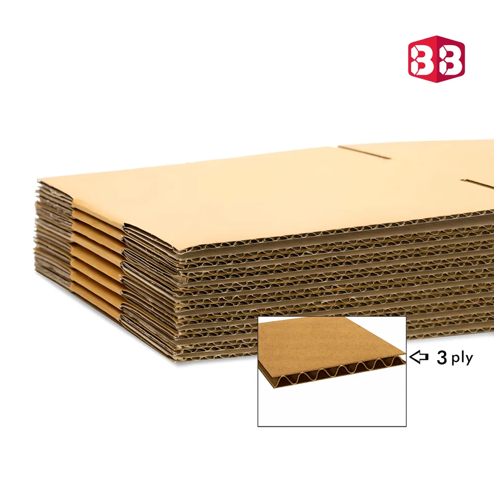 10x4.5x3.5 Inch Corrugated Box – Strong Kraft Ecommerce Shipping Box