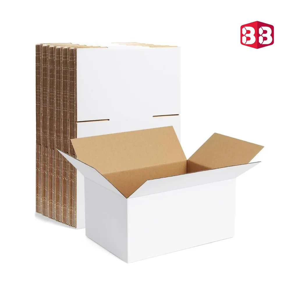 9.5x6x3.5 Inch White Flap Box – Your Go-To for Stylish & Safe Packaging