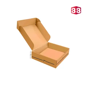 Box Brother 3 Ply Brown Flap Corrugated Box – Size 7x7x2 Inch I Premium Corrugated Kraft Box for Gift Sets, Hampers & Fragile Items