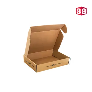 Box Brother 3 Ply Brown Corrugated Flap Box Size 4.5x3x1 Inch | Jewellery And Gift Packaging box