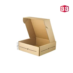 Box Brother 3-Ply Brown Flap Box 4x4x2 Inch-Ultimate Packaging Solution for Small Businesses